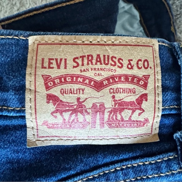 Levi's Ribcage Straight Pick A Draw Straight Leg Ankle Jeans Size 31 - Picture 5 of 5